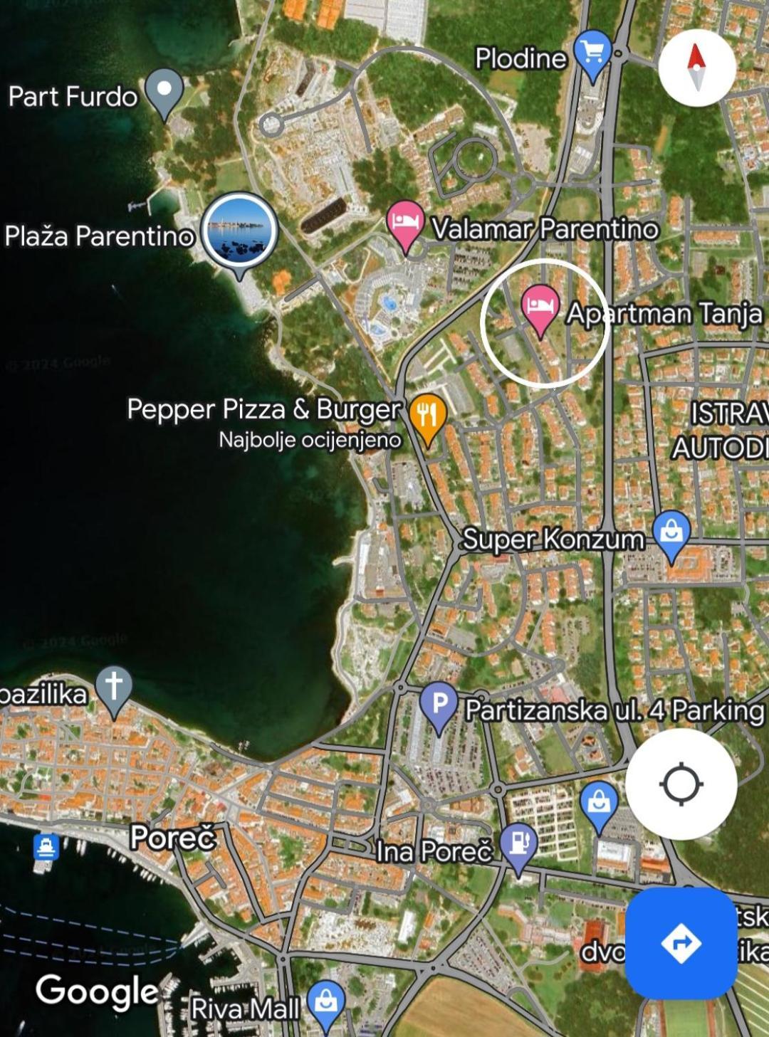 Apartment Tanja Пореч Экстерьер фото